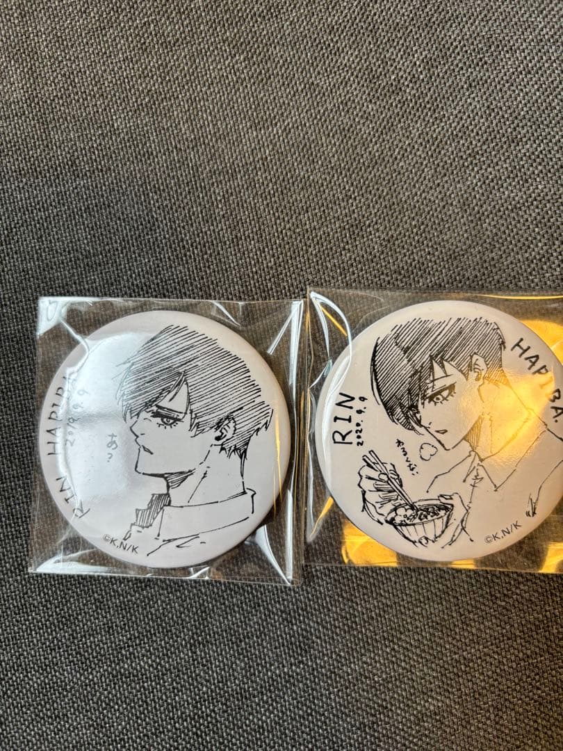 ブルーロック プリンセスカフェ あたりつき缶バッジ 凛