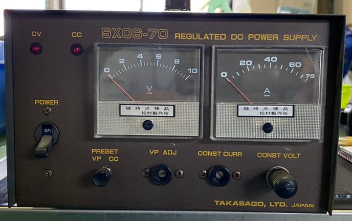 直流安定化電源 パワーサプライ REGULATED DC POWER SUPPL