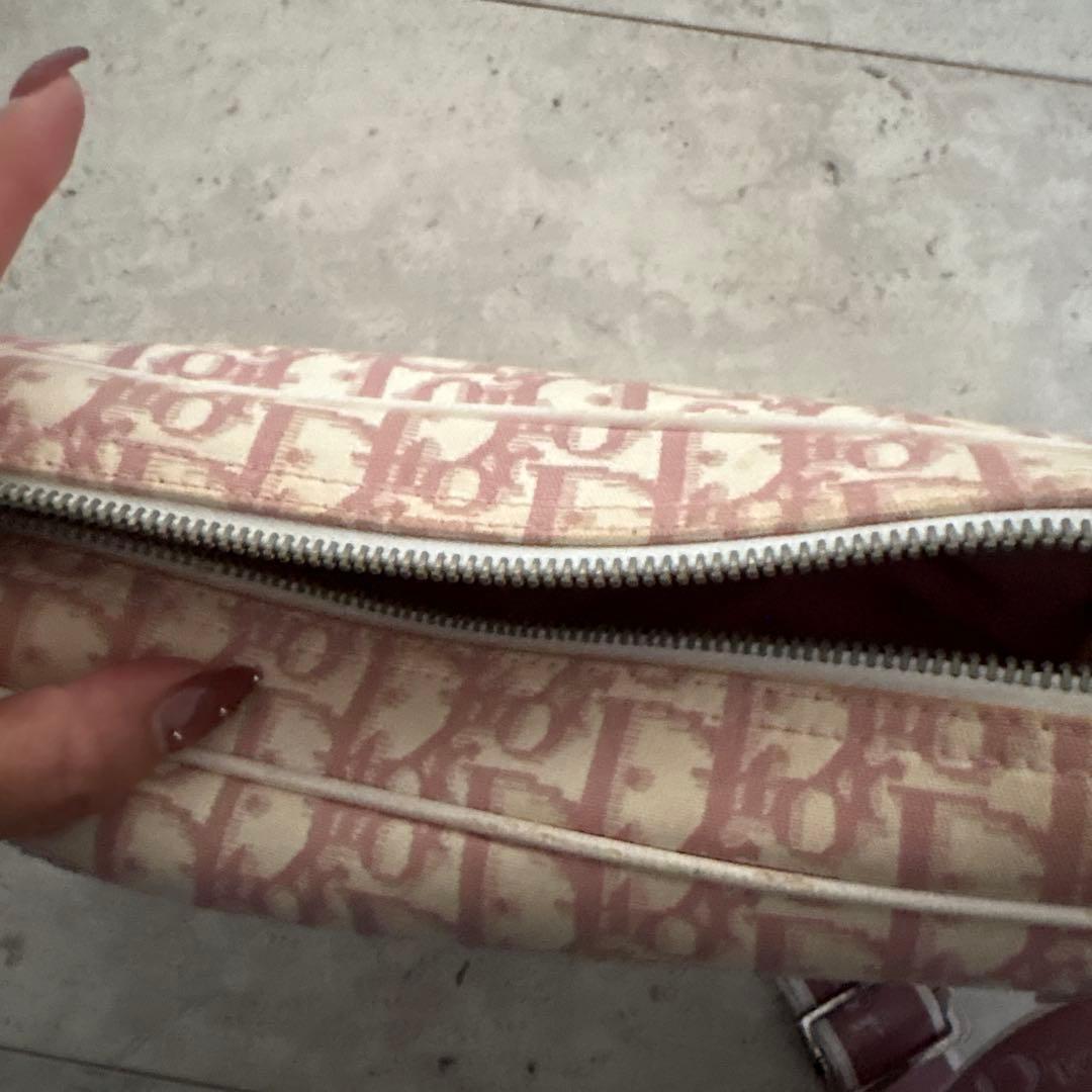 Dior フラワー装飾 ショルダーバッグ