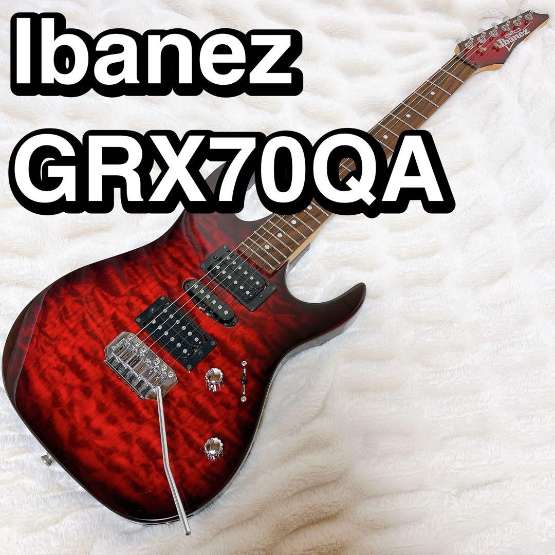 Ibanez アイバニーズ GRX70QA ストラト レッド