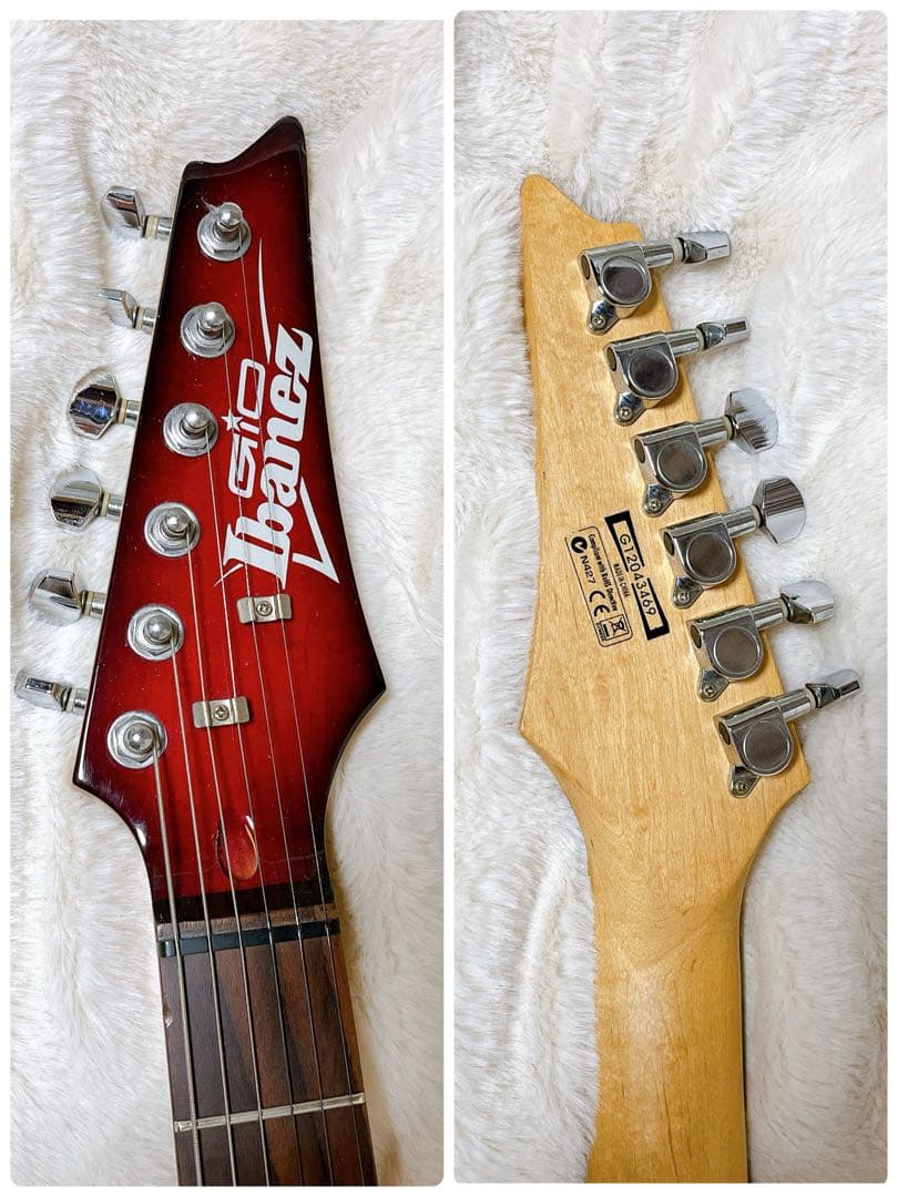 Ibanez アイバニーズ GRX70QA ストラト レッド