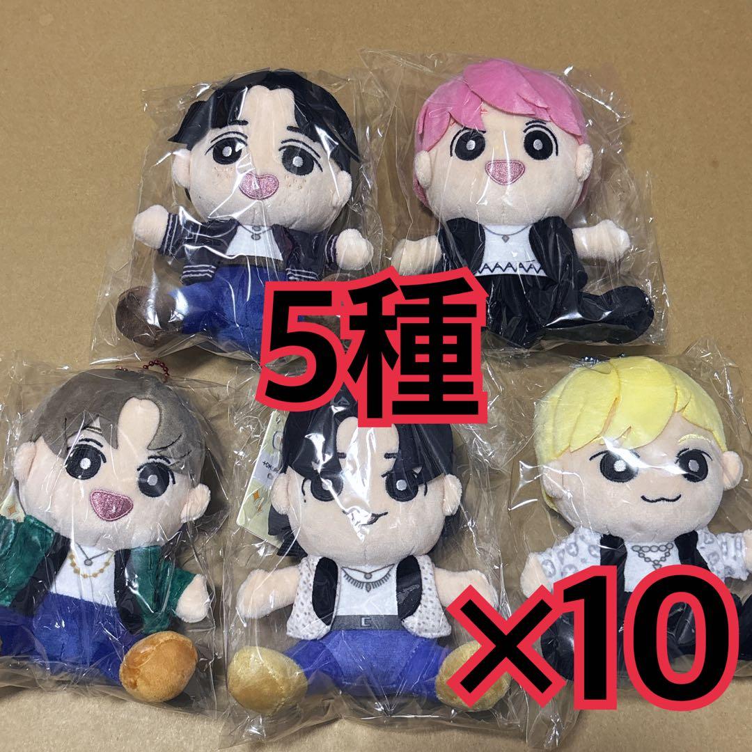 TXT ぬいぐるみ　マスコット　5種　×10 クレヨンしんちゃん