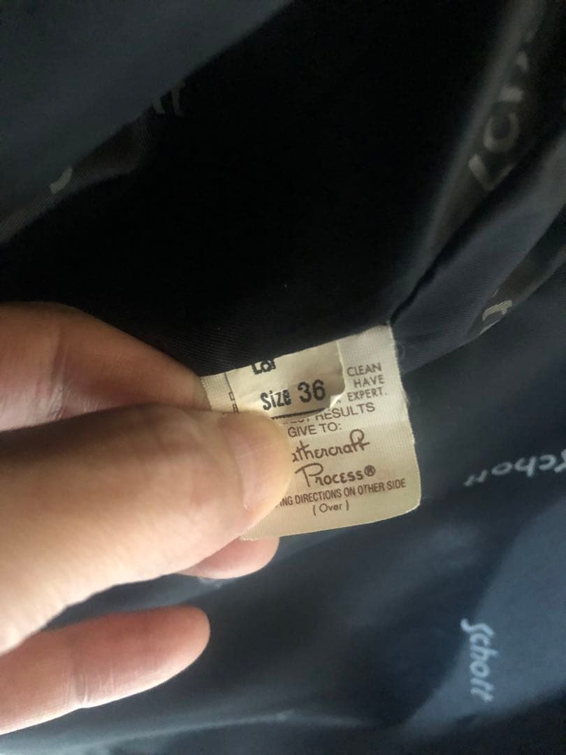 Schott ショット レザージャケット36 ライダースジャケット　641