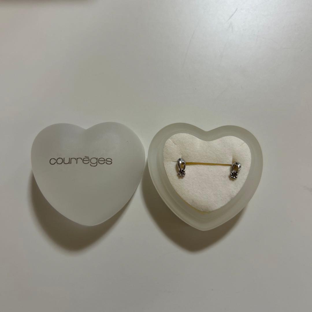 クレージュ　プラチナピアス