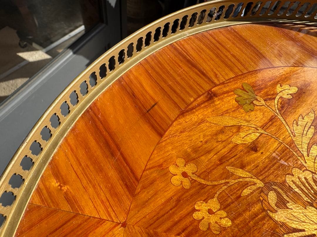 B7124【マルコーニ アルテ】 アンティーク サイドテーブル コンソール