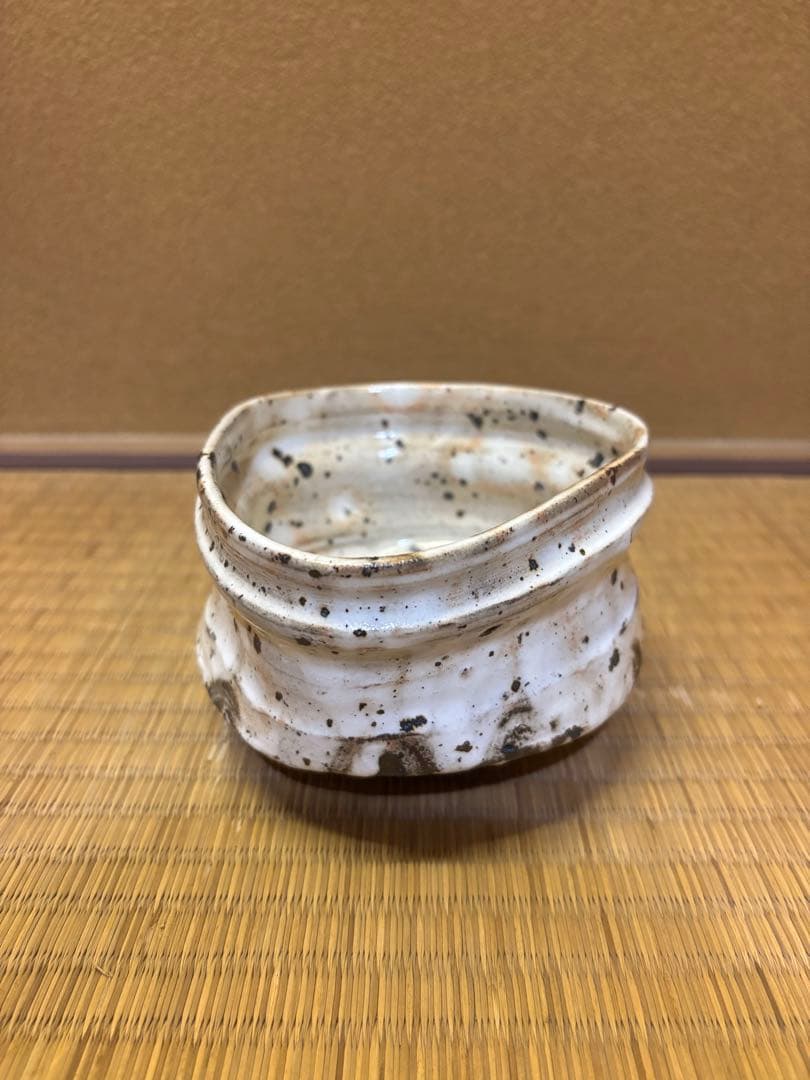 大人気作家　深見文紀　粉引　茶碗　美濃焼　瀬戸焼　織部　志野