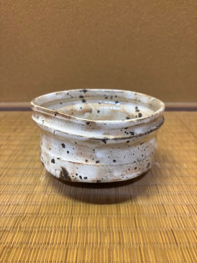 大人気作家　深見文紀　粉引　茶碗　美濃焼　瀬戸焼　織部　志野