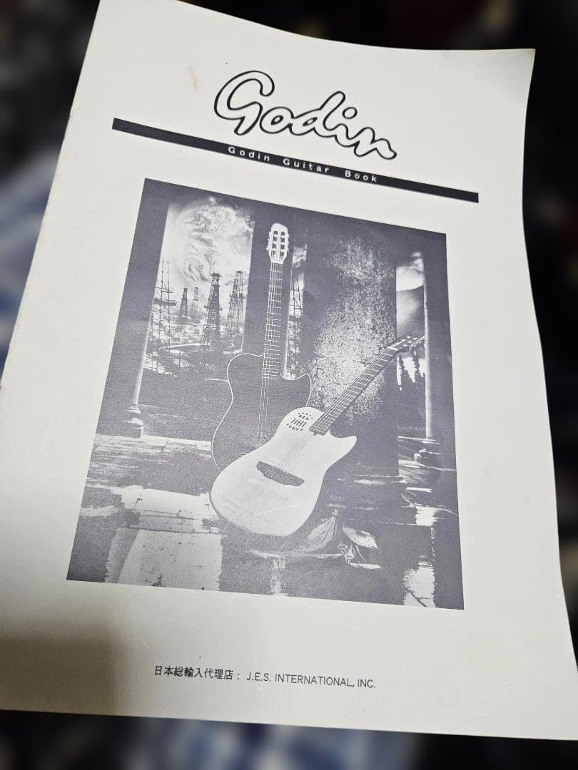 オンリーワン！Godin acousticaster レース他改良多数　動画！