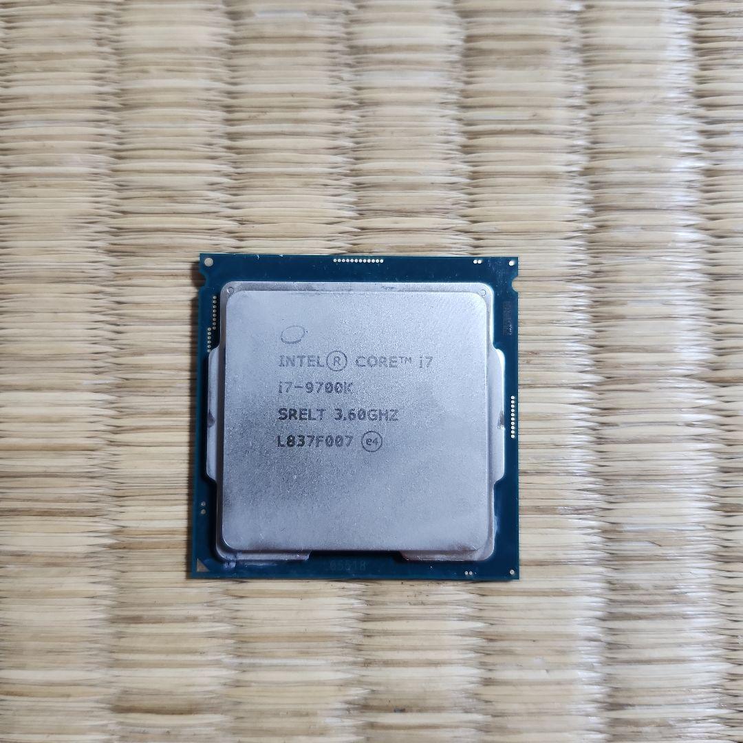 intel i7-9700K　CPU