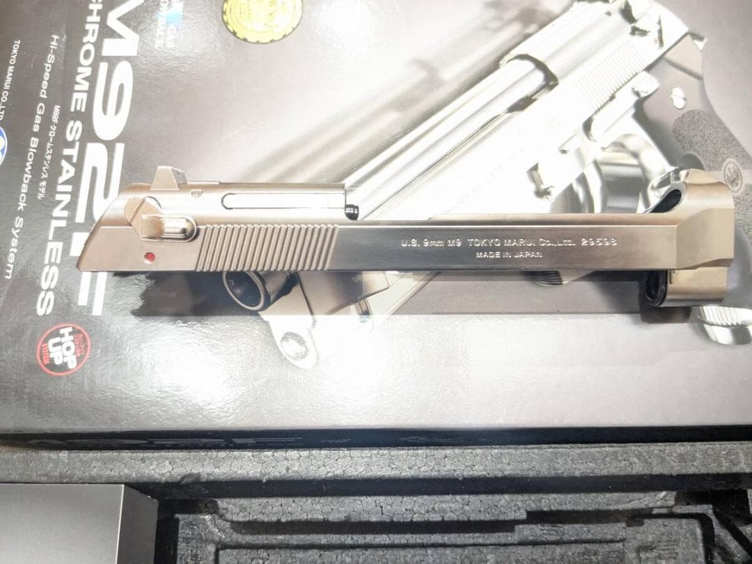 東京マルイ 純正 M92F クロームステンレス スライド ベレッタ M92 M