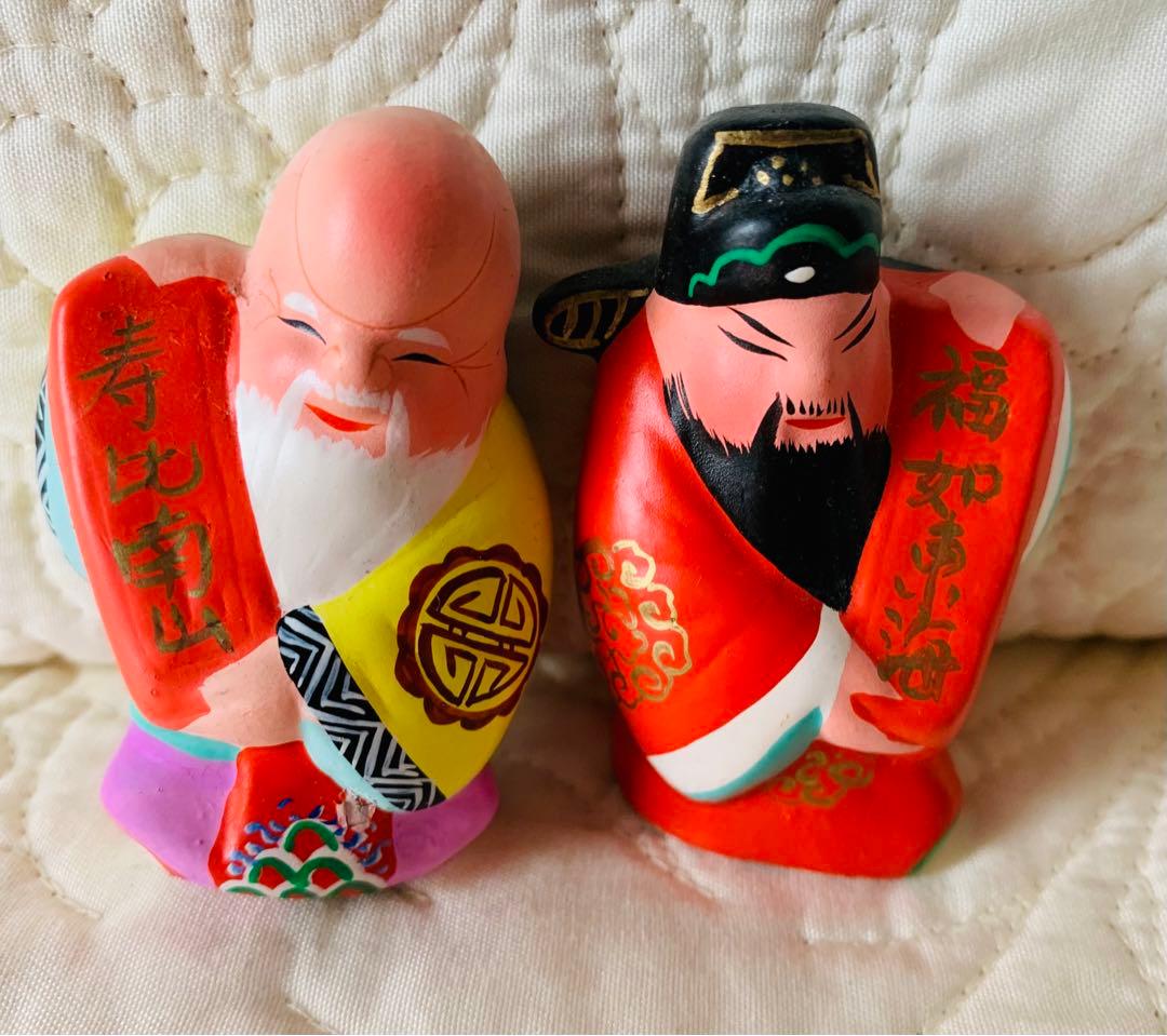 中国縁起物 フィギュア2点セット