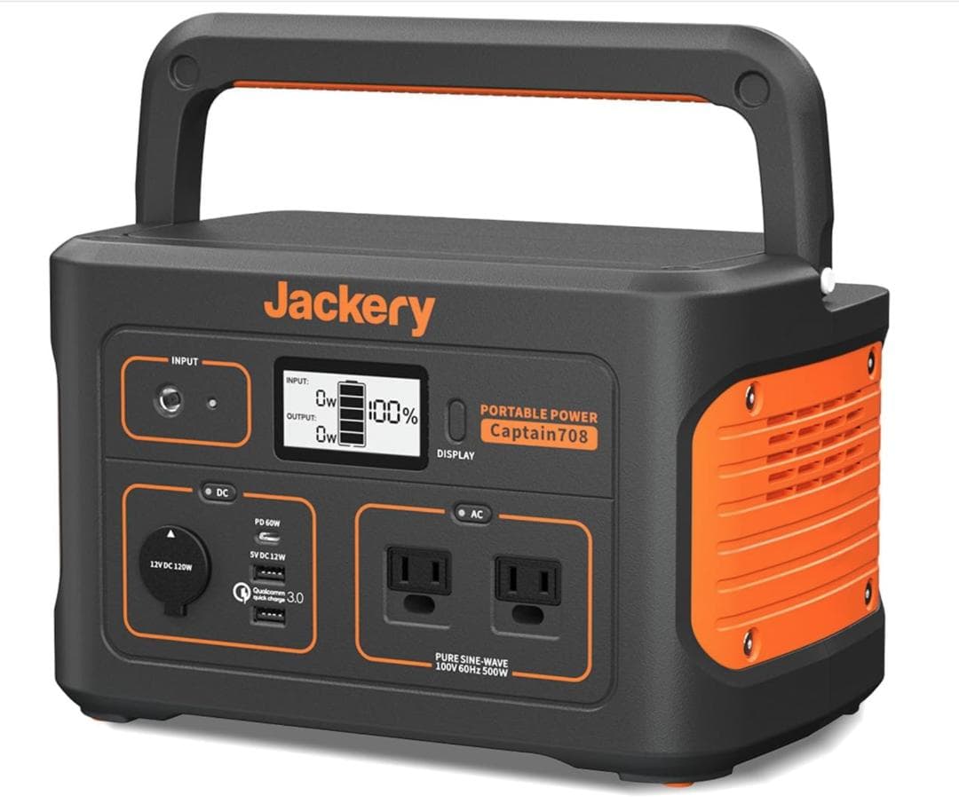 Jackery ポータブル電源 708 191400mAh/708Wh