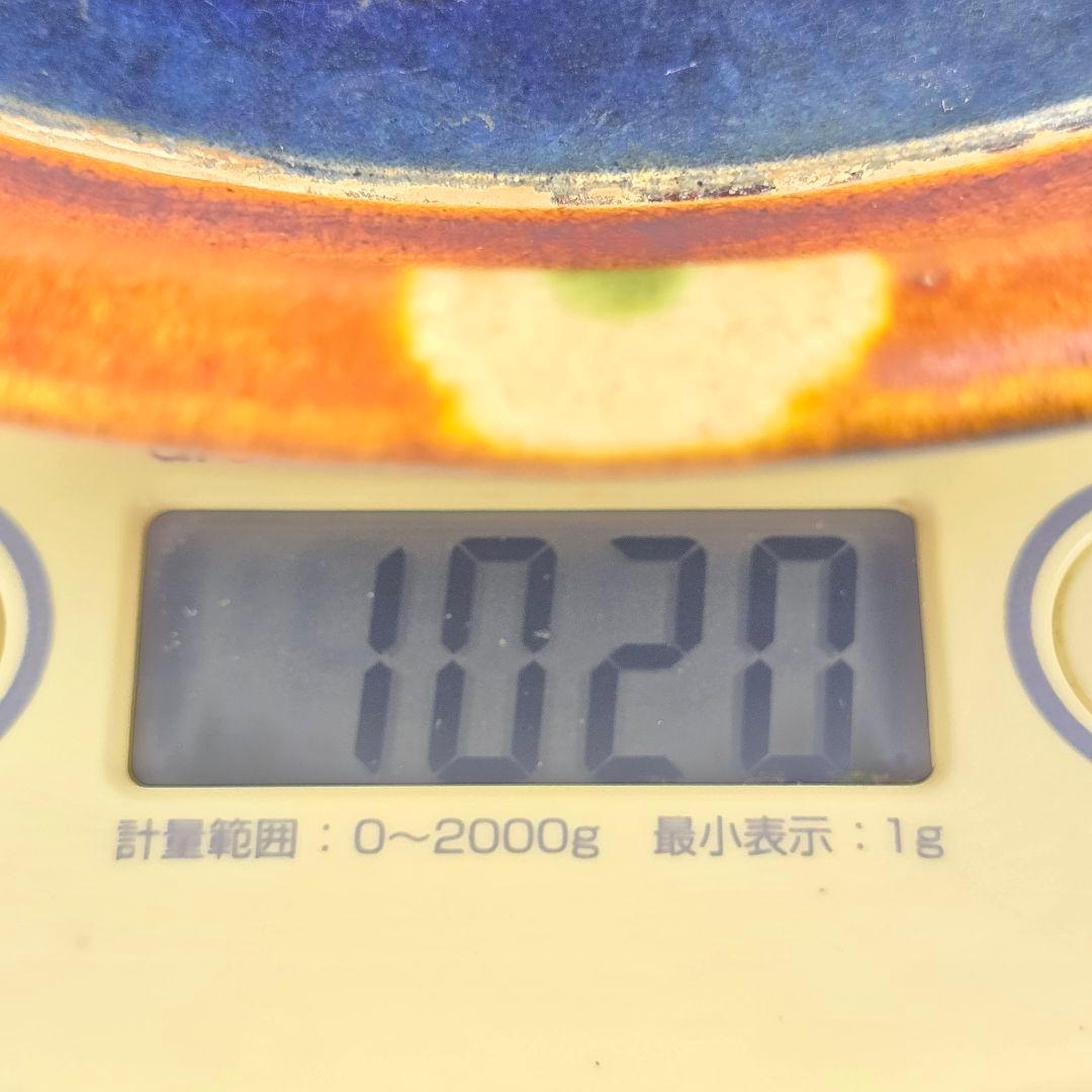 舶来品 希少 中国古磁 唐三彩 陽刻 手描き 蓮魚紋 筆添 筆洗 観賞皿 超美品