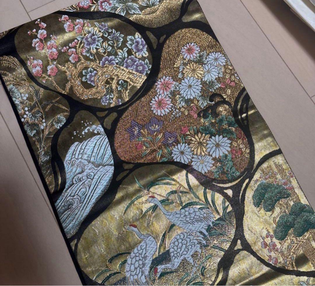 振袖（生絹）と帯の2点