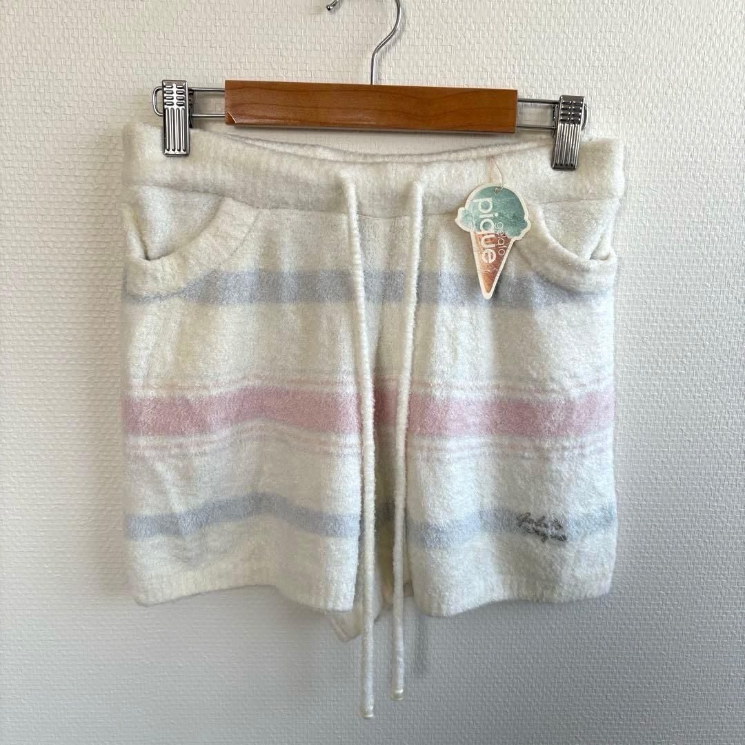 新品　上下セット　gelato pique 半袖　ショートパンツ　ロゴ刺繍