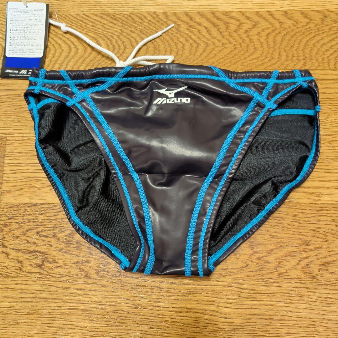 Mizuno 競泳水着 水球用ブラック/ブルー