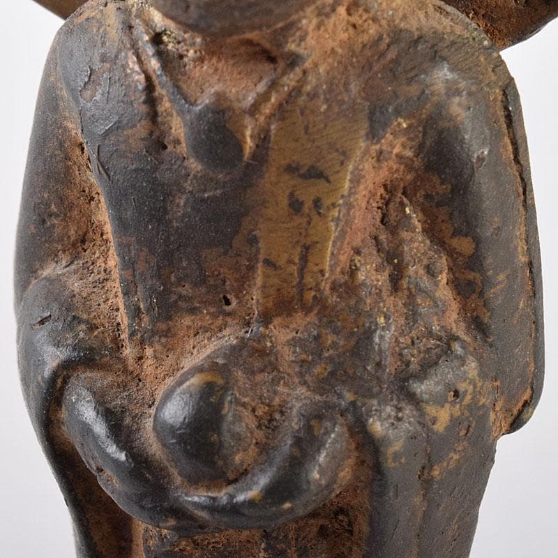 マツ　中国　古銅塗金　チベット仏　仏像　M　R8661