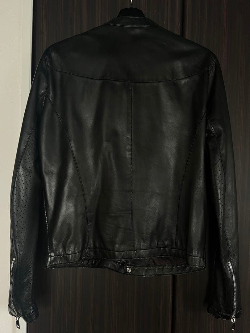 【入手困難46サイズ】TAGLIATORE シングルライダースジャケット