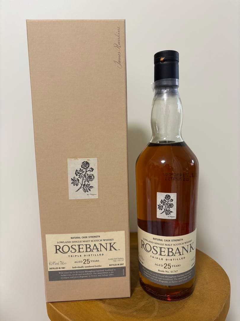 ローズバンクROSEBANK 25年 シングルモルトウイスキー