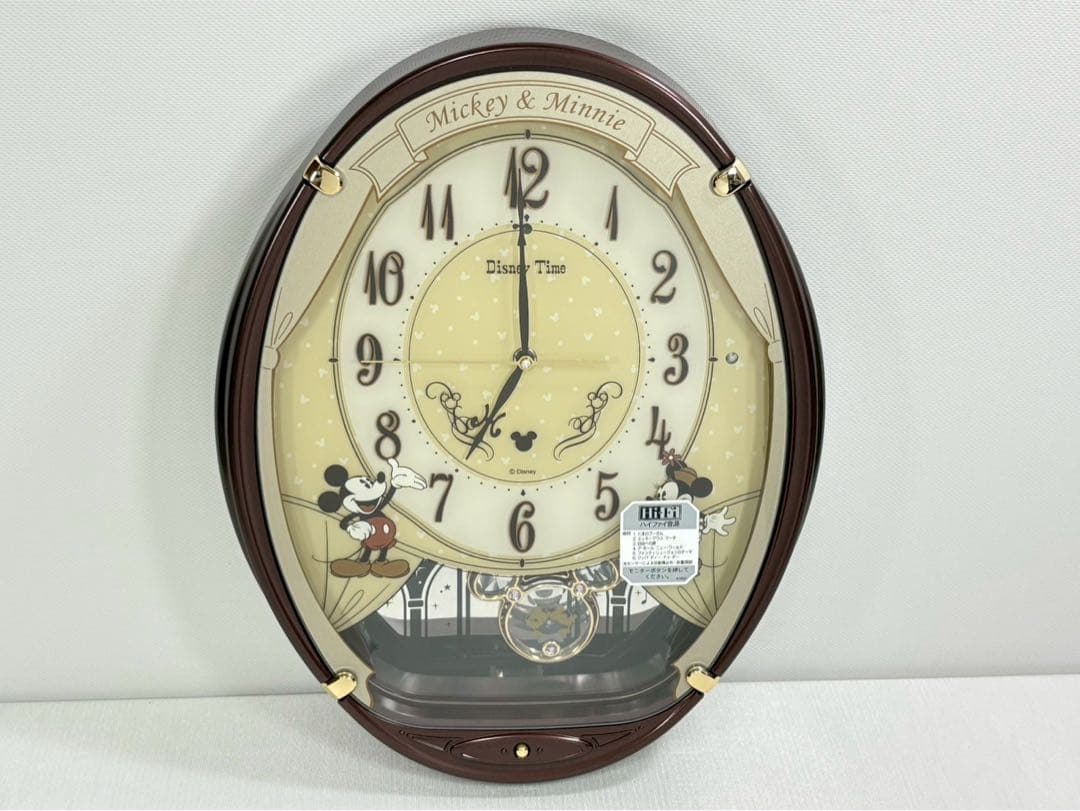セイコー 掛け時計 FW579B ディズニータイム 電波 ミッキー＆ミニー