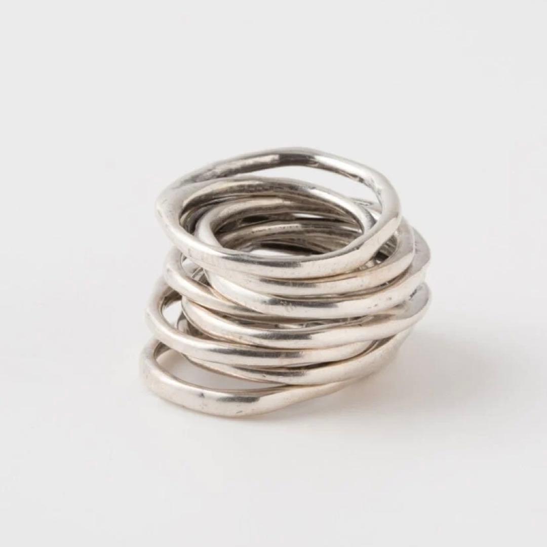 IOSSELLIANI イオッセリアーニ 8連リング Alba パズルリング