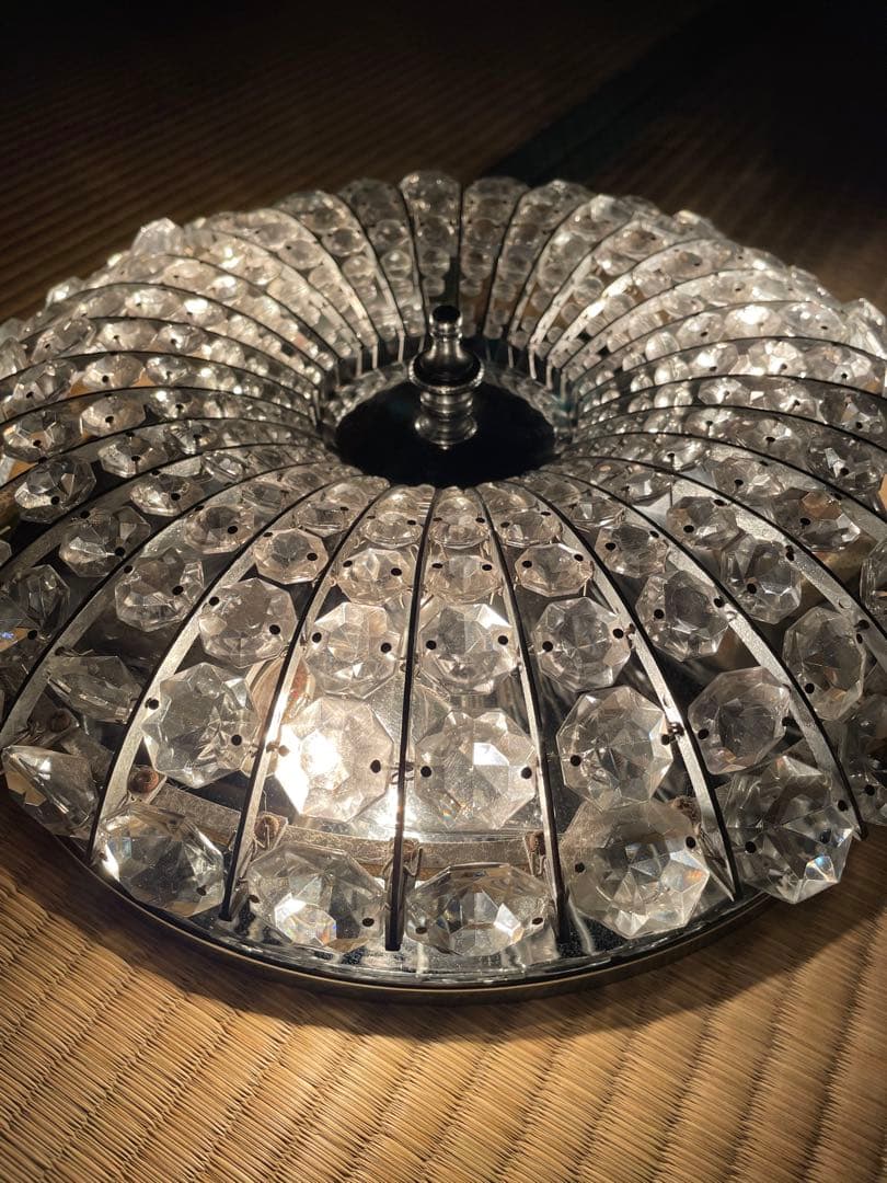 昭和レトロ＊ライト＊ヴィンテージ＊クリスタルシーリングライト＊キャバレー＊照明