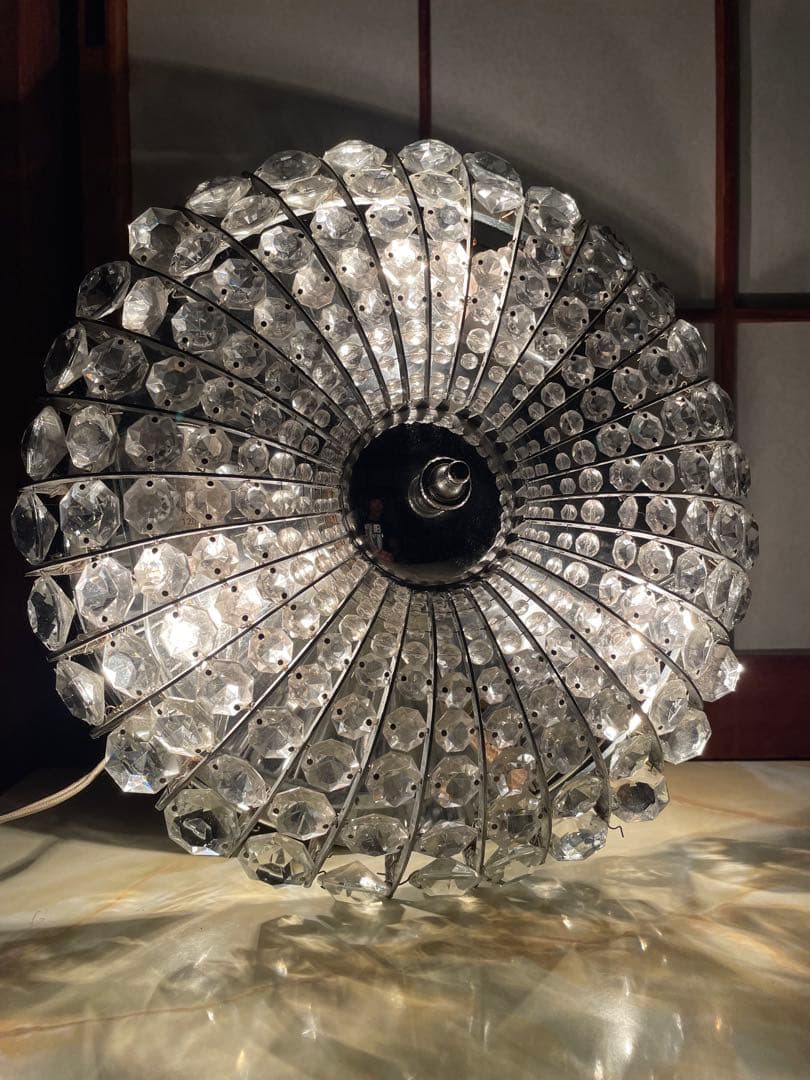 昭和レトロ＊ライト＊ヴィンテージ＊クリスタルシーリングライト＊キャバレー＊照明