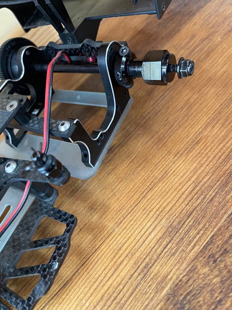 ラジコン F1 タミヤ F103 カーボンシャーシ　アルミモーターマウント