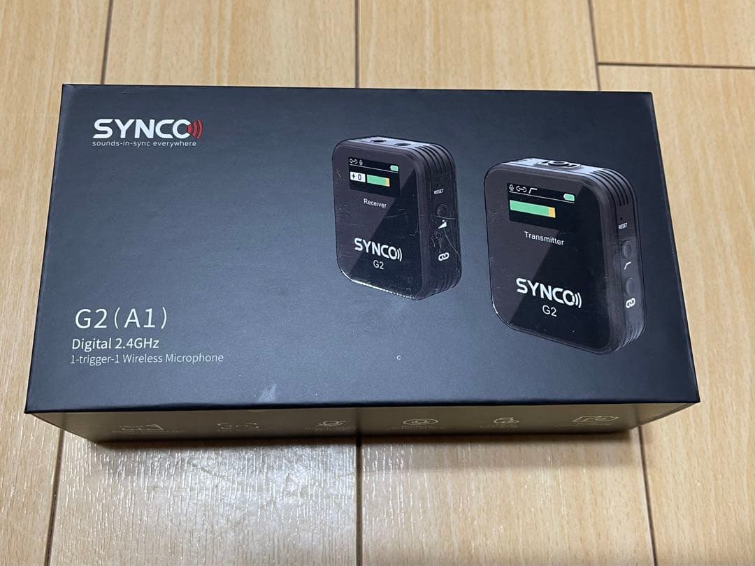 【新品未使用】SYNCO G2(A1) ワイヤレスピンマイクシステム フルセット