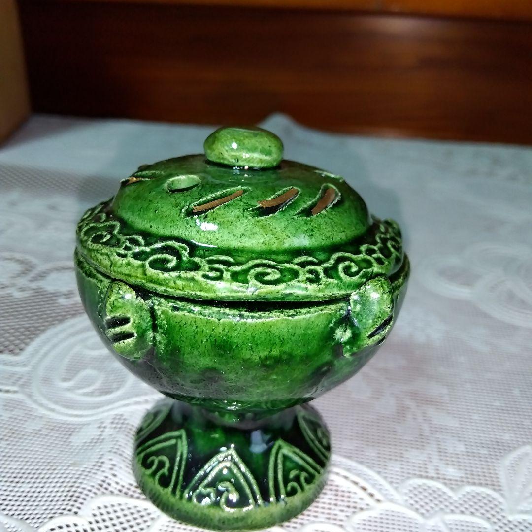 ✢✢美品・茶道具・七種蓋置・和楽造・楽七種・織部焼・共箱付き