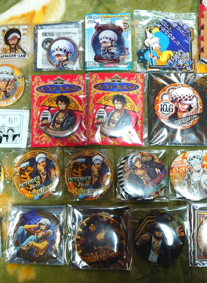 ワンピース　トラファルガー・ロー 缶バッジ まとめ売り