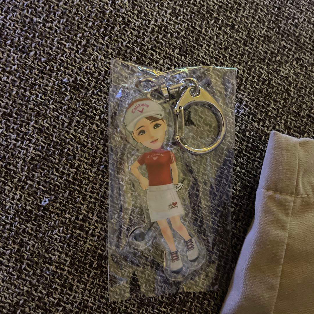激レア 新品 みんゴル 政田夢乃プロ オリジナルアクリルキーホルダー 女子プロ