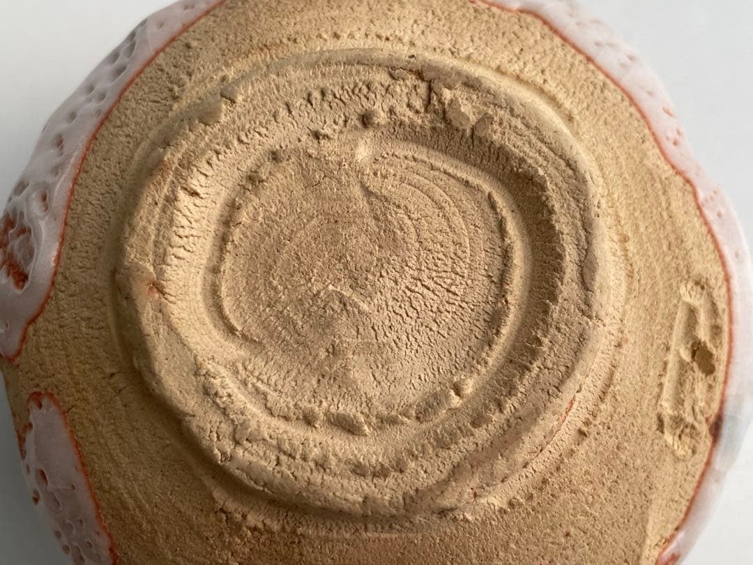 陶芸家　安藤日出武　志野茶碗　茶盌　抹茶碗　共箱　志野　鼠志野　美濃　桃山