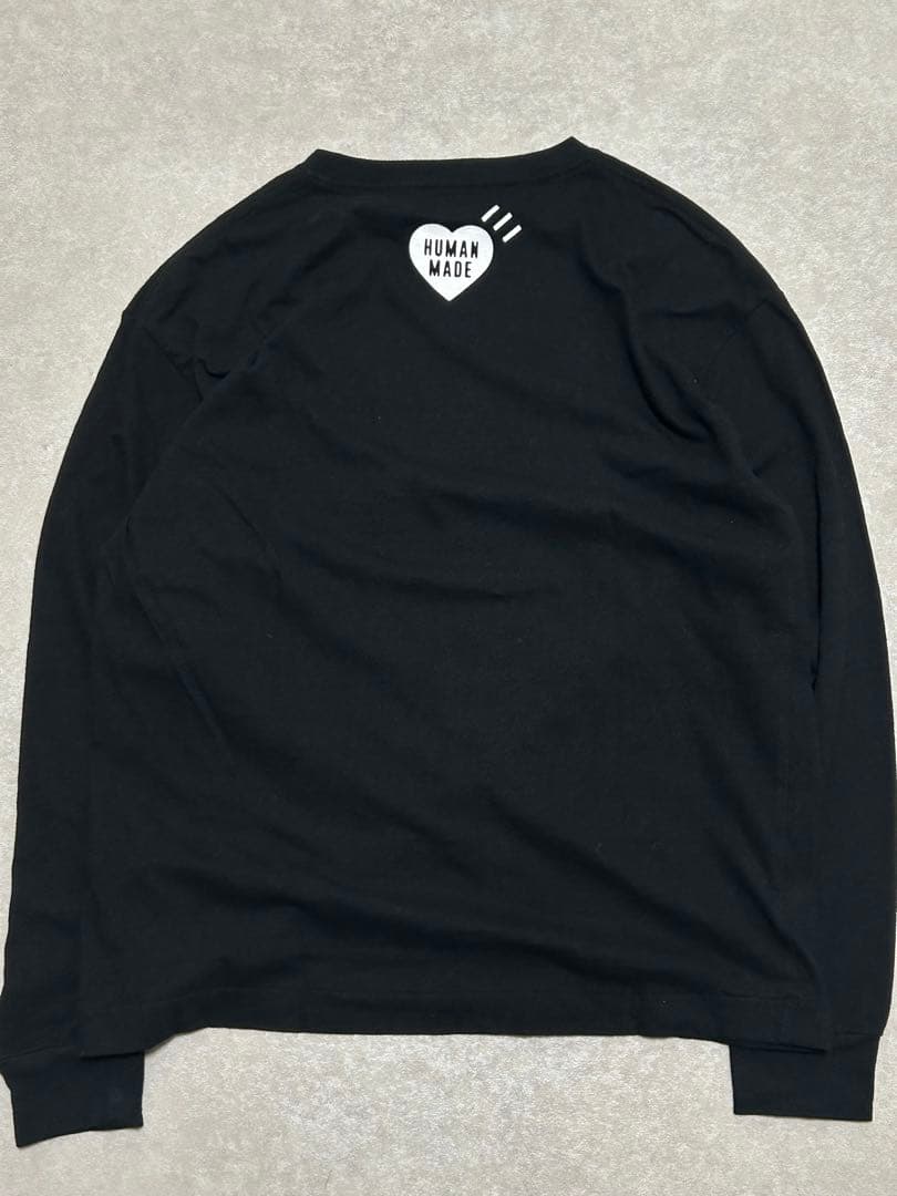 未使用級 22SS HUMAN MADE BEAR L/S 長袖SHIRT M