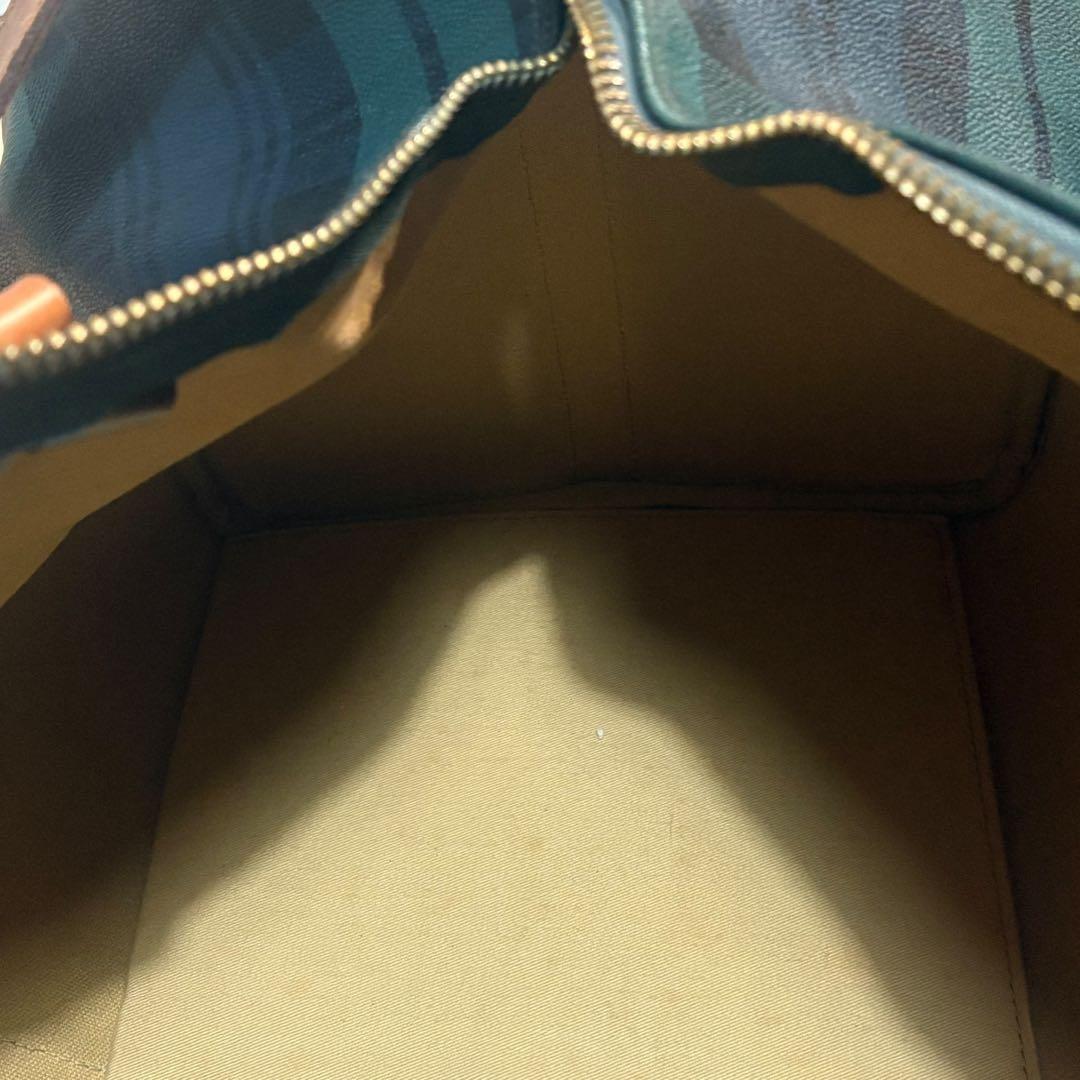 美品 ポロラルフローレン ボストンバッグ 2way チェック PVC 大容量