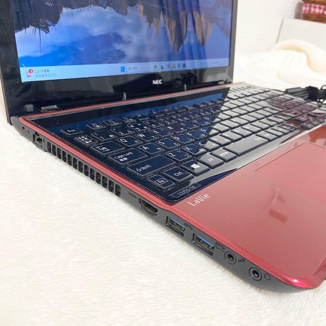快適！新品SSD！NEC Lavie Intel Core i3 大画面！