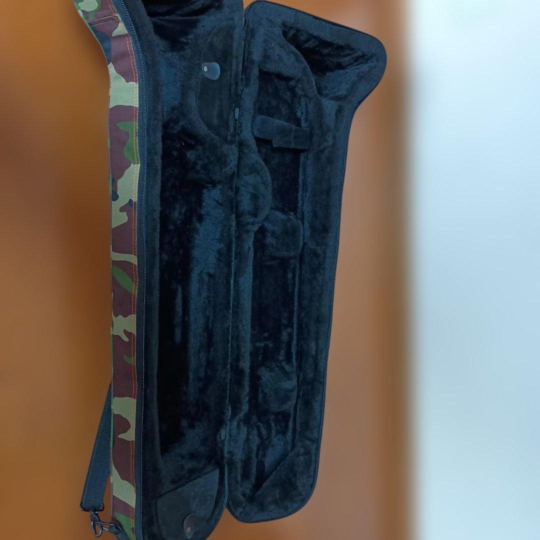 希少！迷彩柄トロンボーンケース