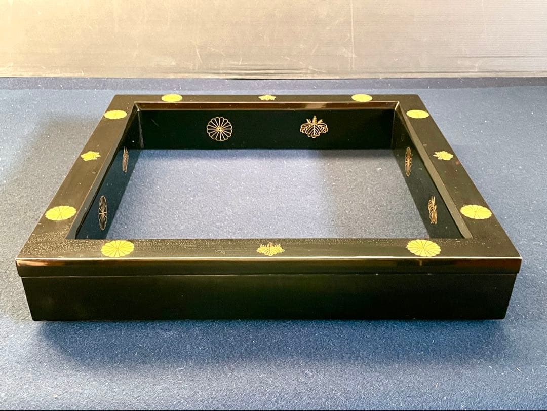 【美品 未使用】「母」 高台寺蒔絵 炉縁 静峰 志芸男 共箱 （20B①）