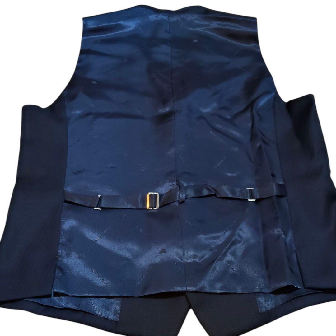 新品タグ付✨TAKEOKIKUCHI ベスト ビジネス フォーマル ネイビー M