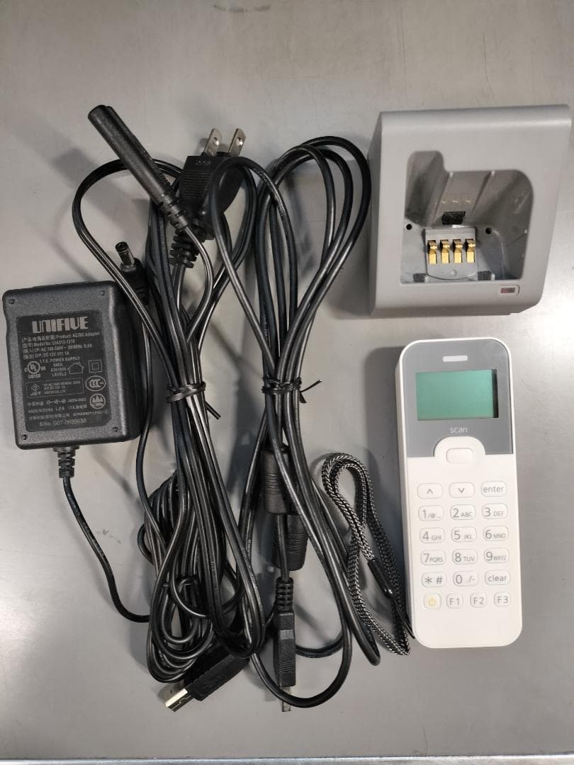 美品ウェルコム バーコードリーダー テンキー付データコレクタ BW-220-CB