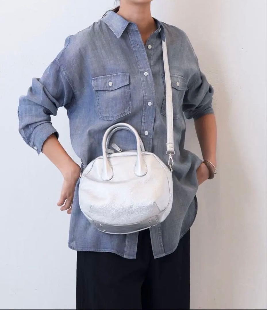 値下げ　ビアズリー ラウンドミニボストン