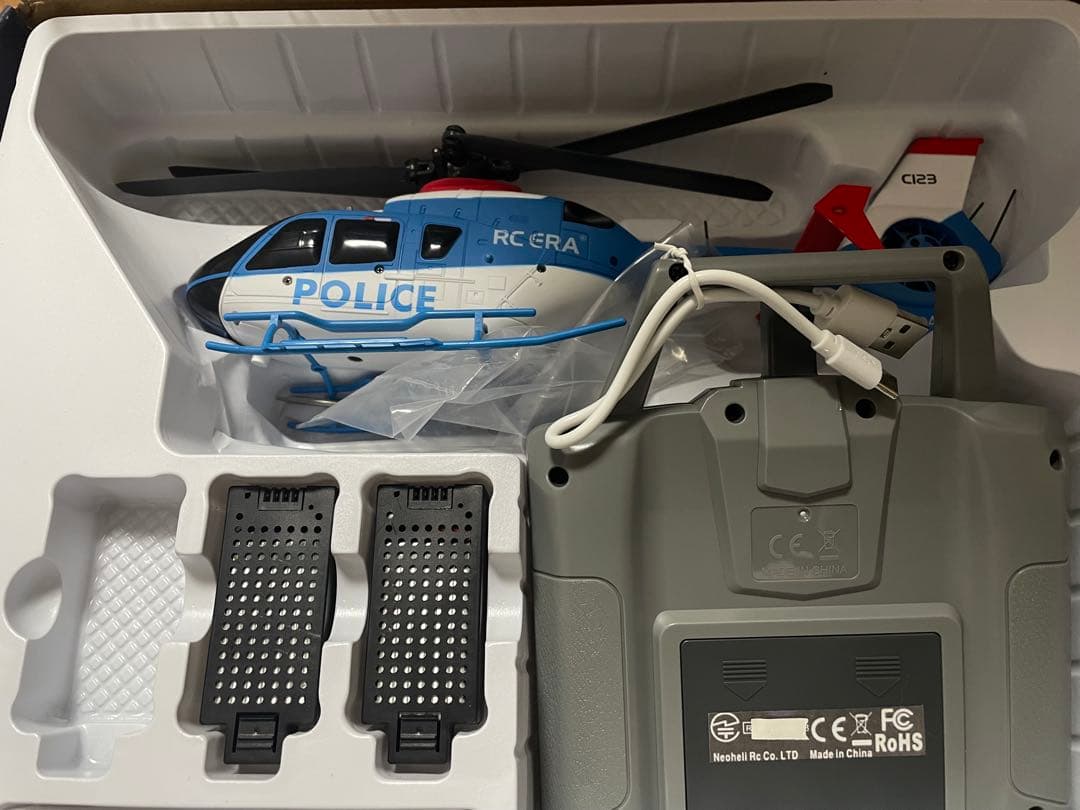 EC-135フェネストロン 技適モード1 飛行済新品バッテリ2個