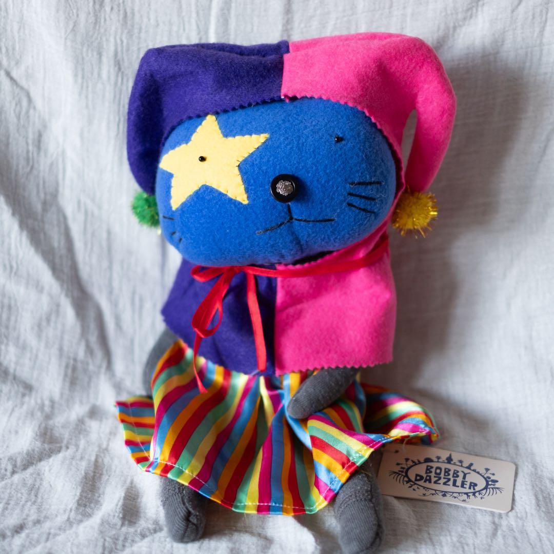 激レア　ボビーダズラー　BOBBY DAZZLER ネコ　ぬいぐるみ サーカス猫