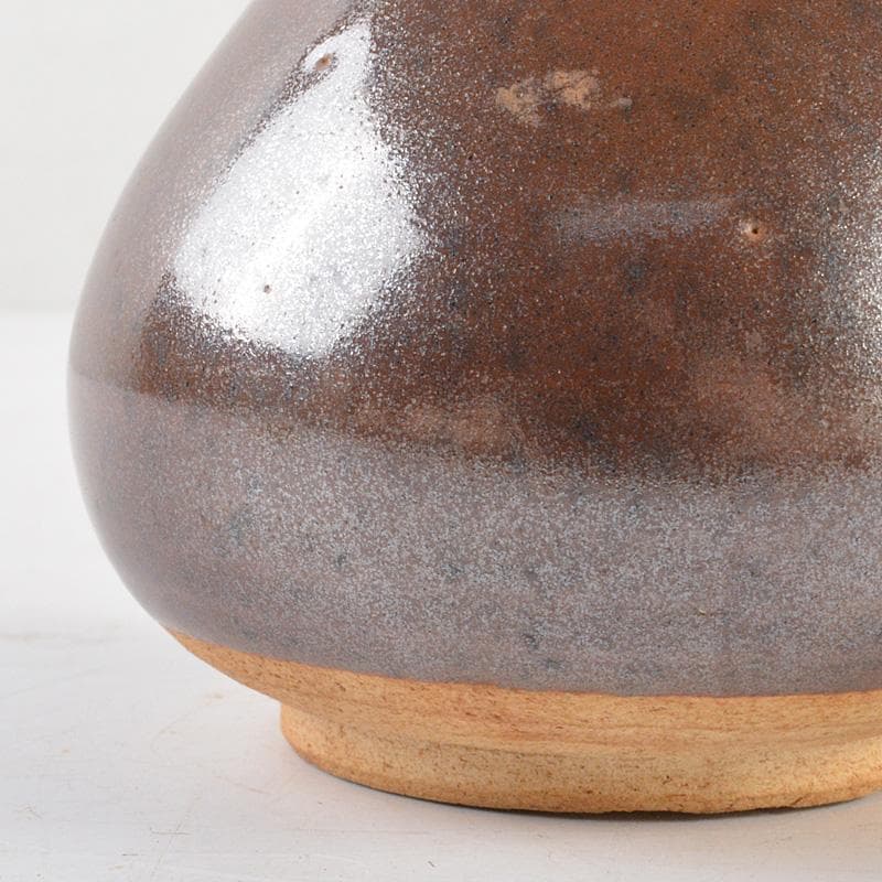 茶道具　平安　万代喜山造　瓢茶入　仕覆付　共箱　V　R6451