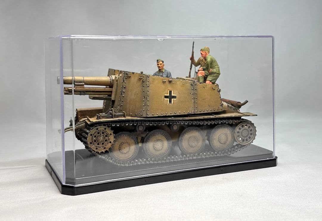 【完成品】サイバーホビー 1/35 自走歩兵砲 グリレH型 フィギュア3体付き
