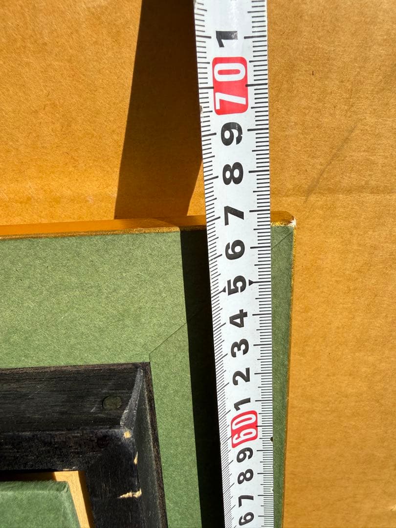 M20サイズ　 ゴールド木製油彩額縁 前面ガラス＆箱付き倉庫①1/5 送料込み