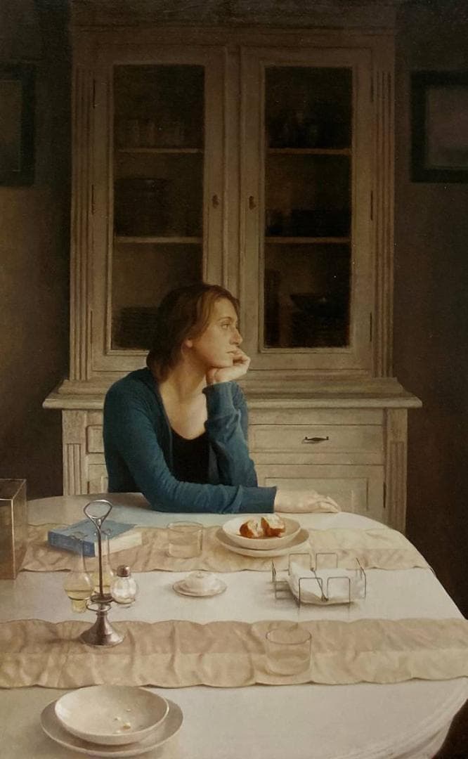 原崇浩、「Sabina」、希少な画集の額装画、オーダーマット付・日本製新品額入り