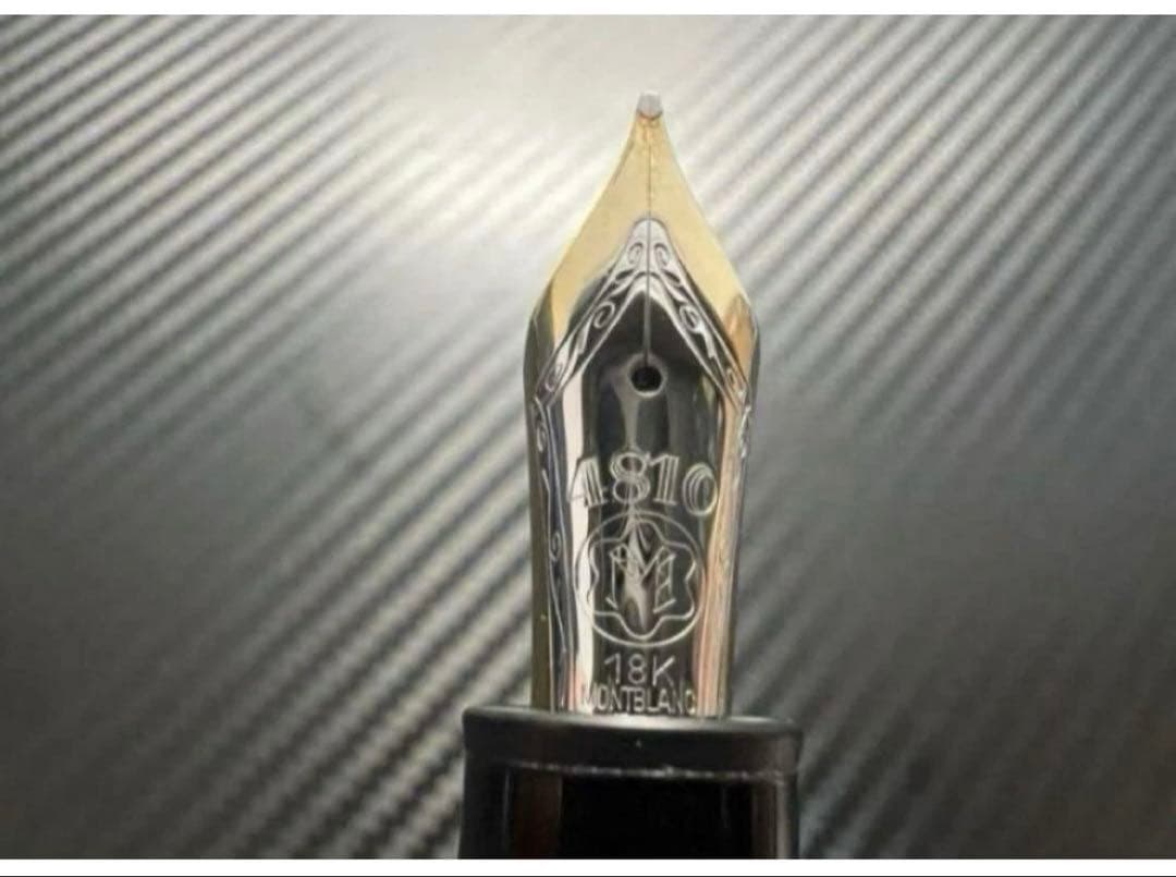 未使用品 モンブラン ソリテール ル・グラン 146 M 中字カーボン 万年筆