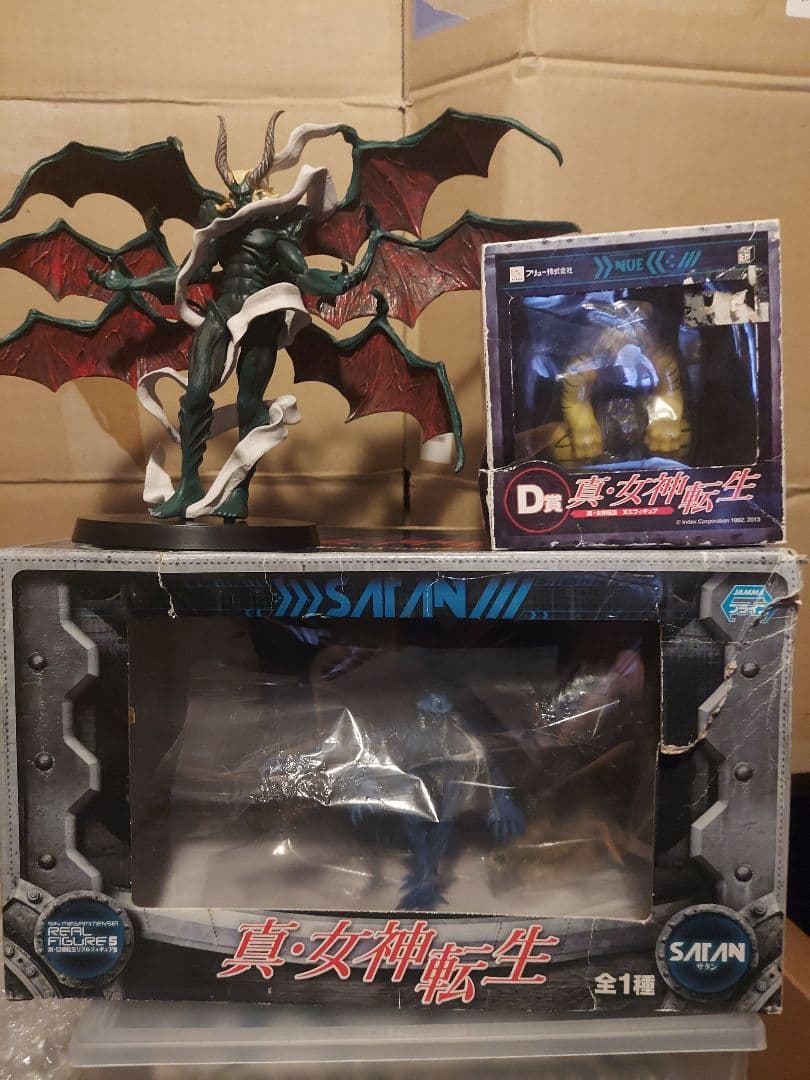 プライズ 真・女神転生リアルフィギュア サタン・ルシファー・ヌエ 現状セット