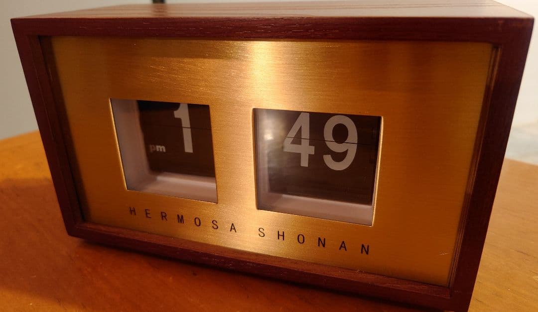 HARMOSA ハモサ ピボットクロック　時計 RP-002 パタパタ時計 美品